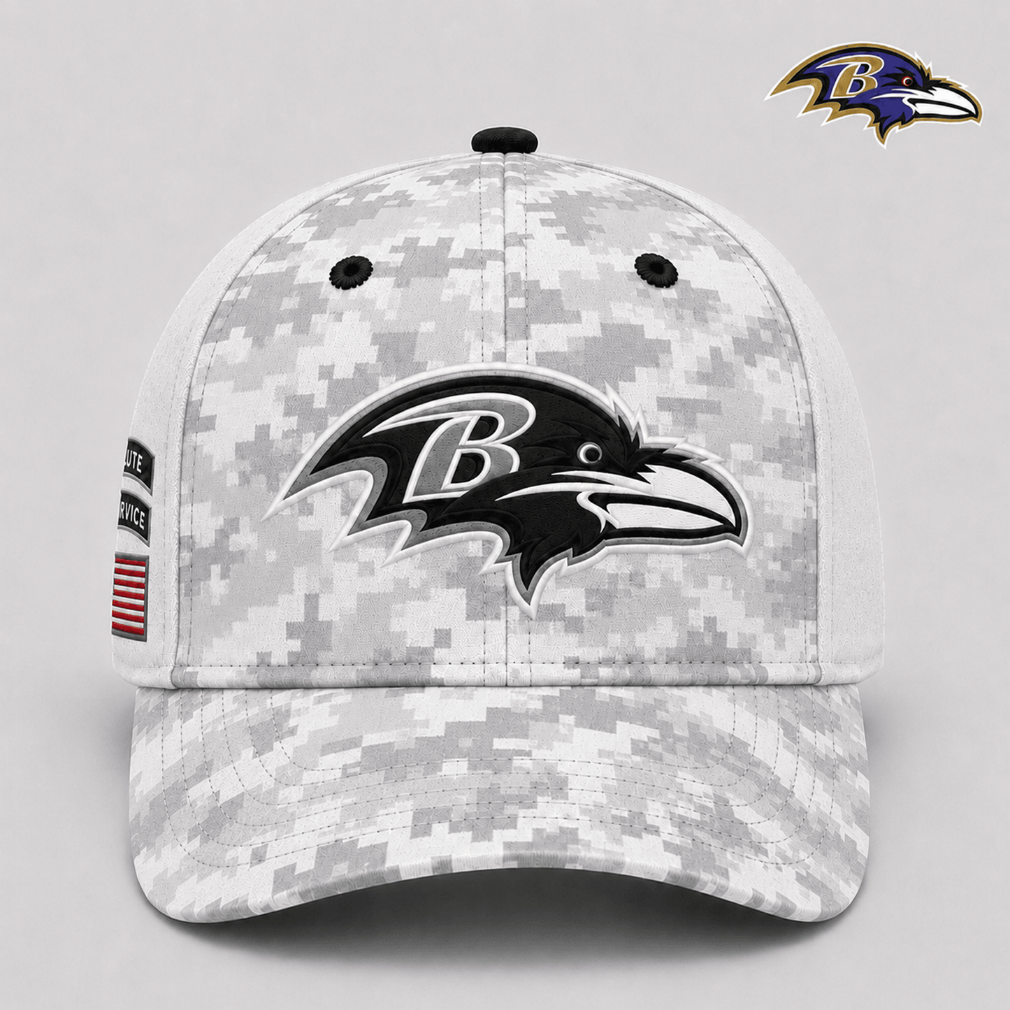 BAL x NFL Premium Salute to Service Digital Camo Cap