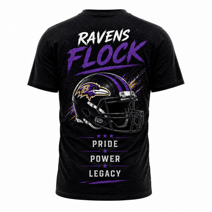 BAL x NFL Premium Skyline Pride Football T-Shirt