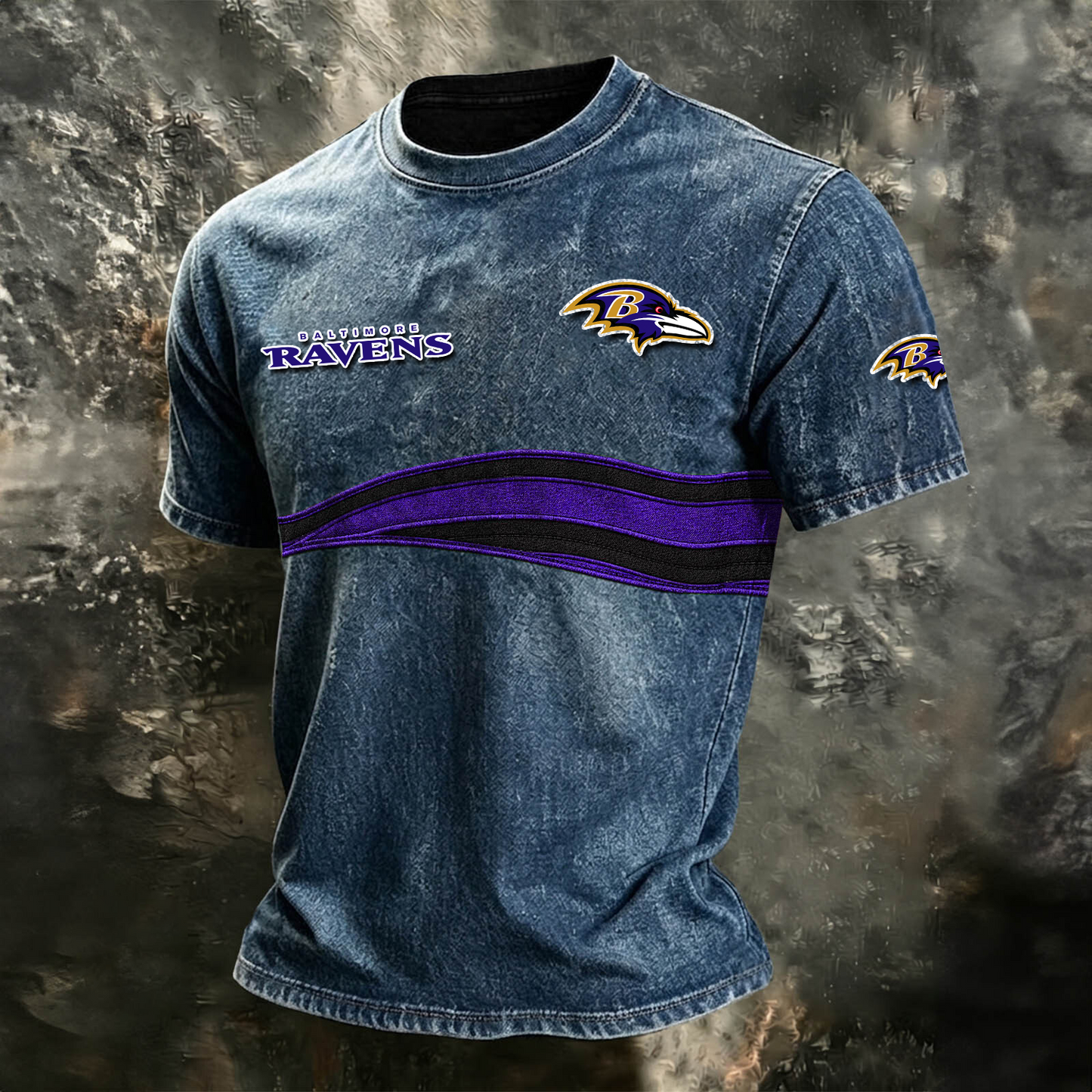 BAL x NFL Washed Cotton Retro Men's T-shirt