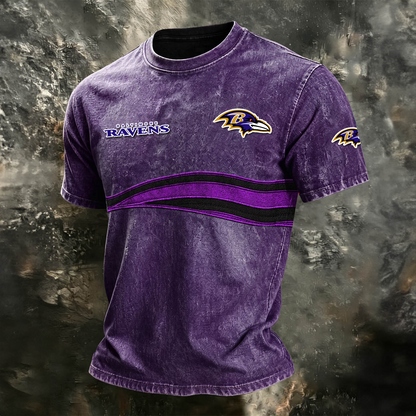 BAL x NFL Washed Cotton Retro Men's T-shirt