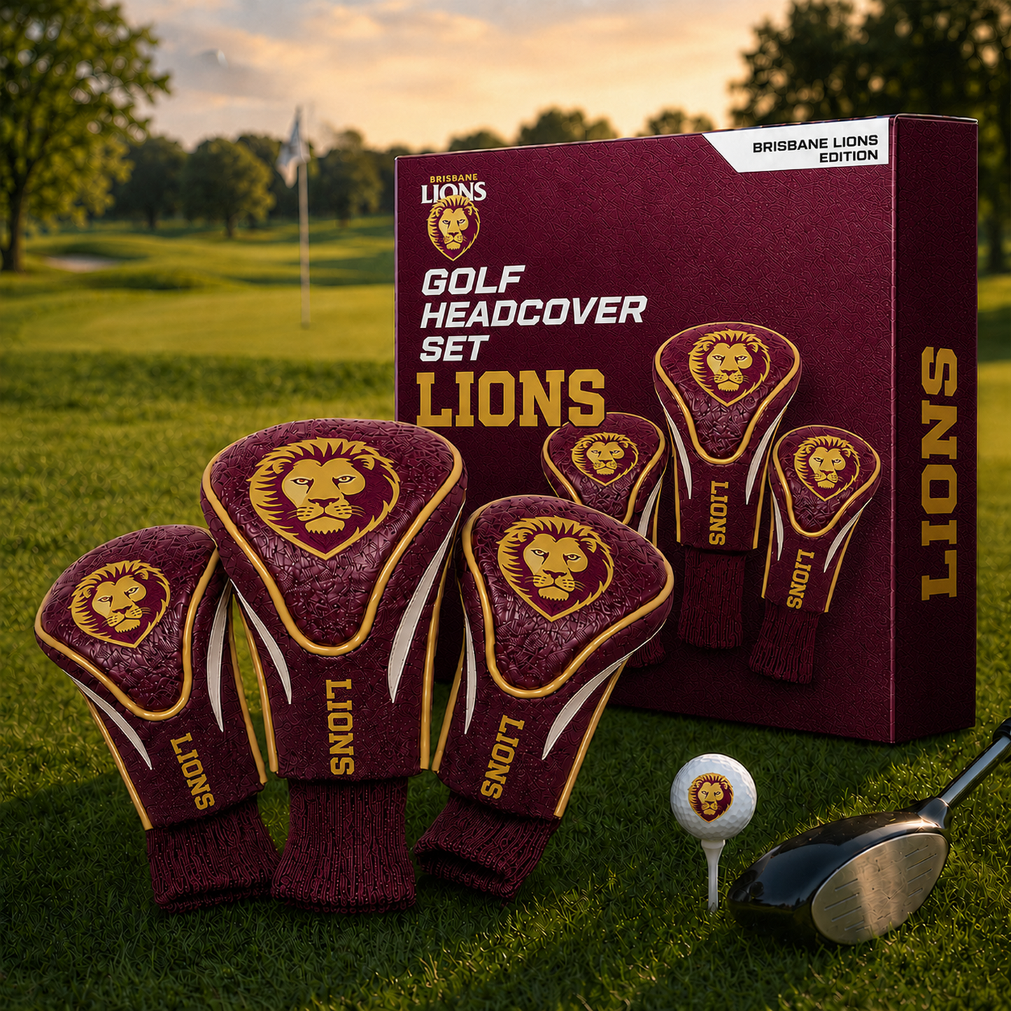 BL Team Golf AFL 3-Pack Contour Sock Headcovers