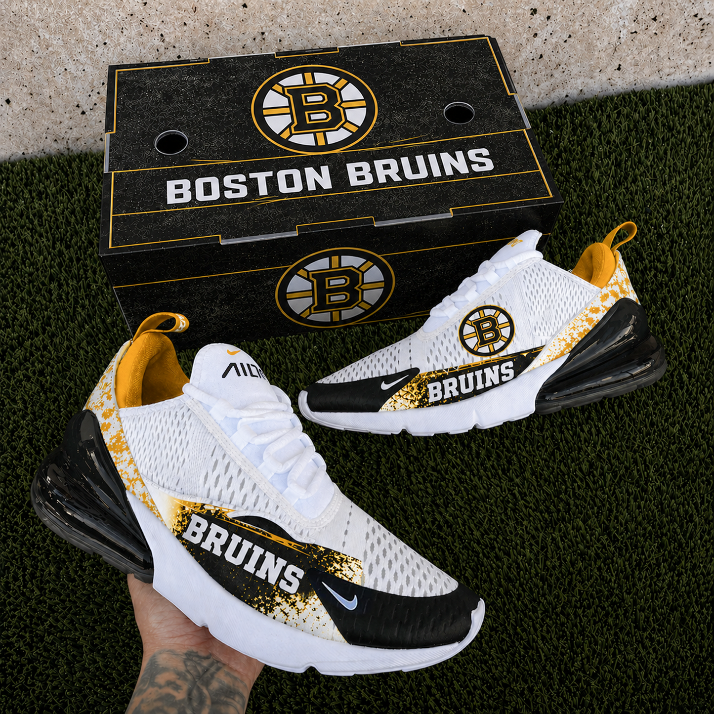 BOS x NHL Nike Air Max 270 Shoes
