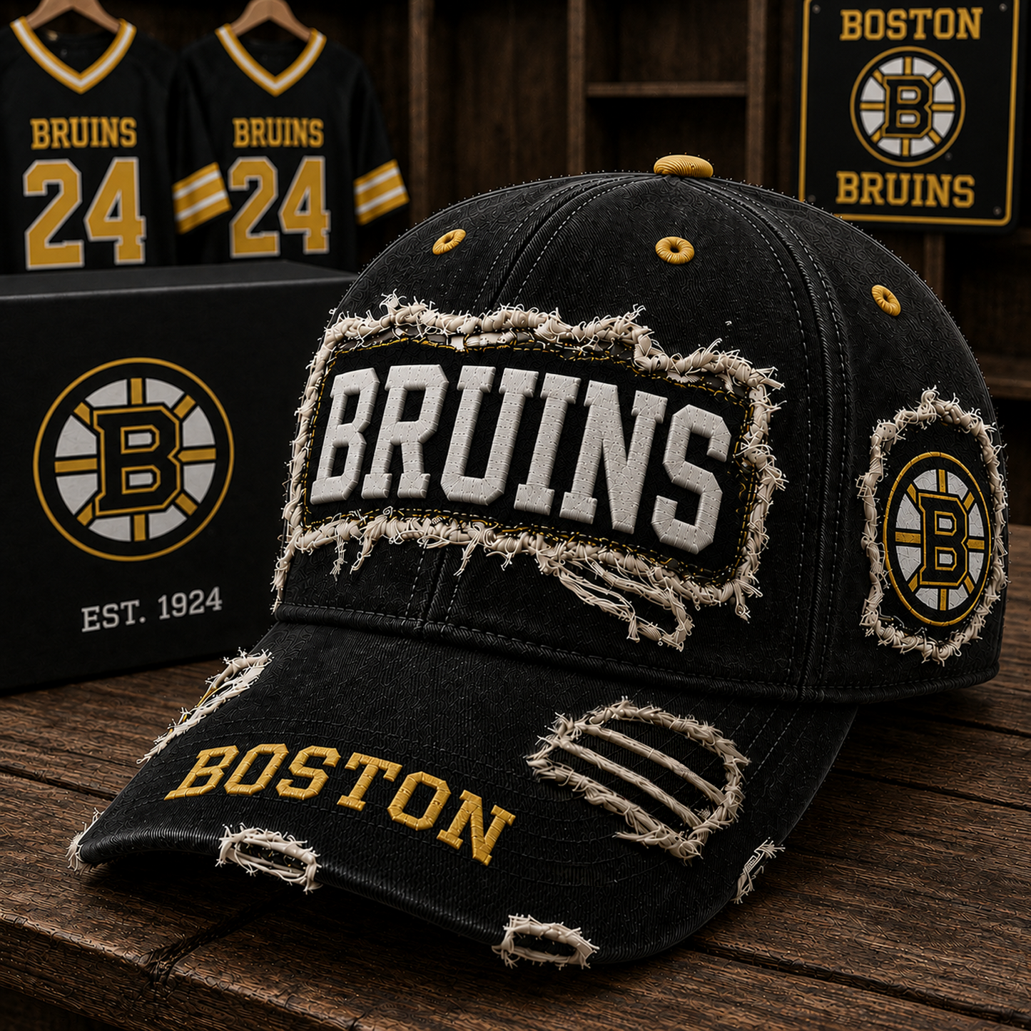 BOS x NHL Premium Patch Cap