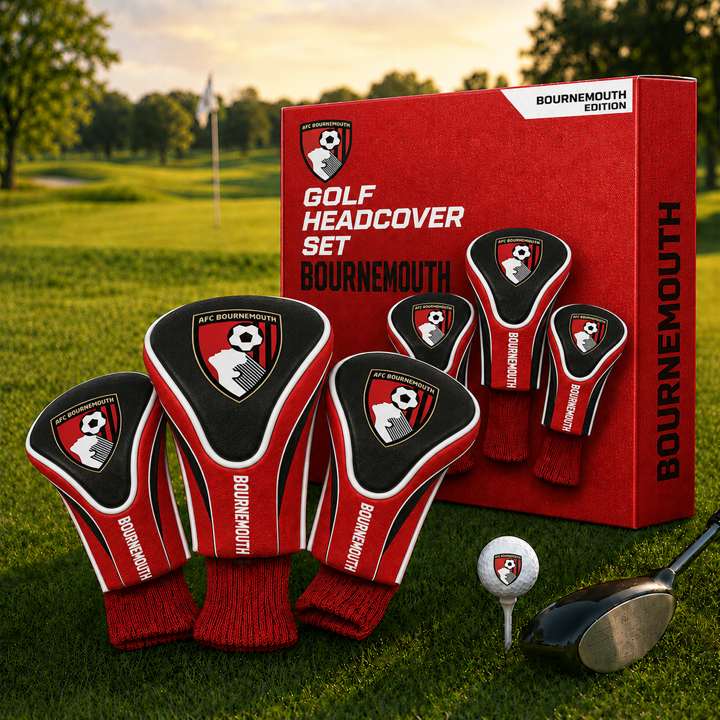 BOU Team Golf EPL 3-Pack Contour Sock Headcovers