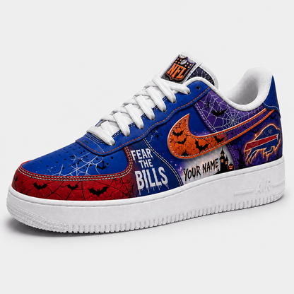 BUF x NFL Fear The Team Halloween AF1 Sneakers 1807