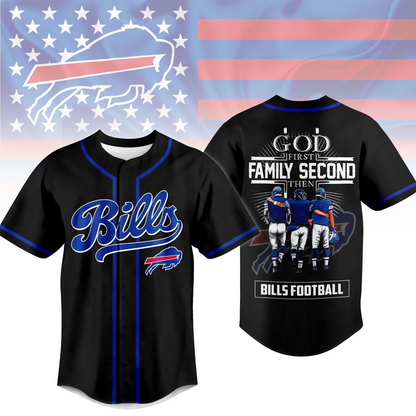BUF x NFL God First, Family Second ƒ?? Faith & Brotherhood Football Jersey