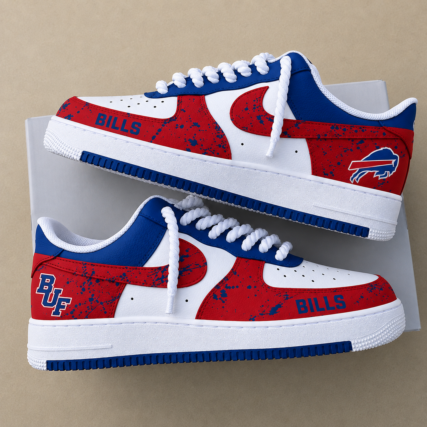 BUF x NFL Premium AF1 Shoes