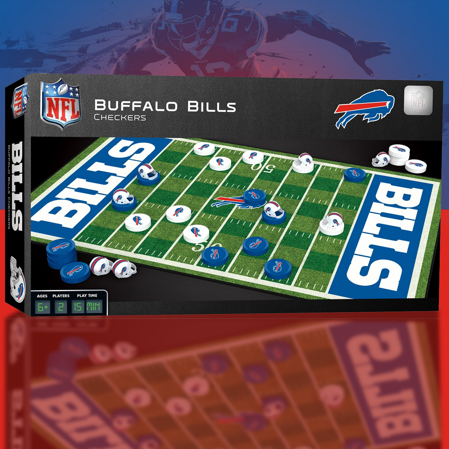 BUF x NFL Premium Checkers Game