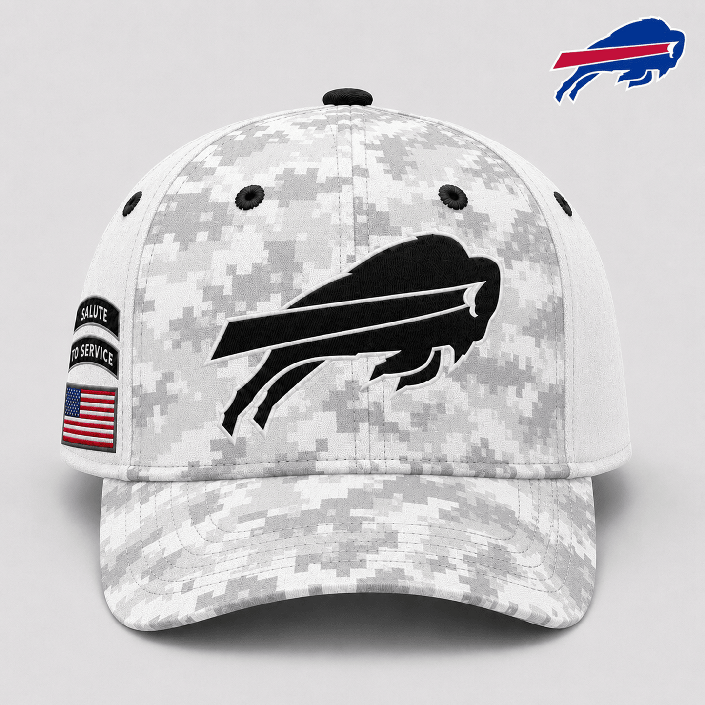 BUF x NFL Premium Salute to Service Digital Camo Cap