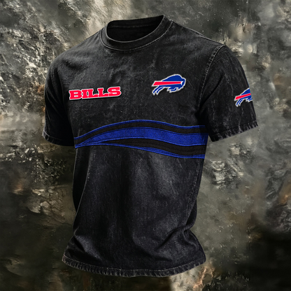 BUF x NFL Washed Cotton Retro Men's T-shirt