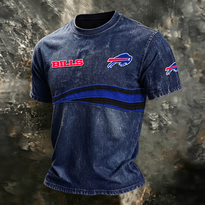 BUF x NFL Washed Cotton Retro Men's T-shirt