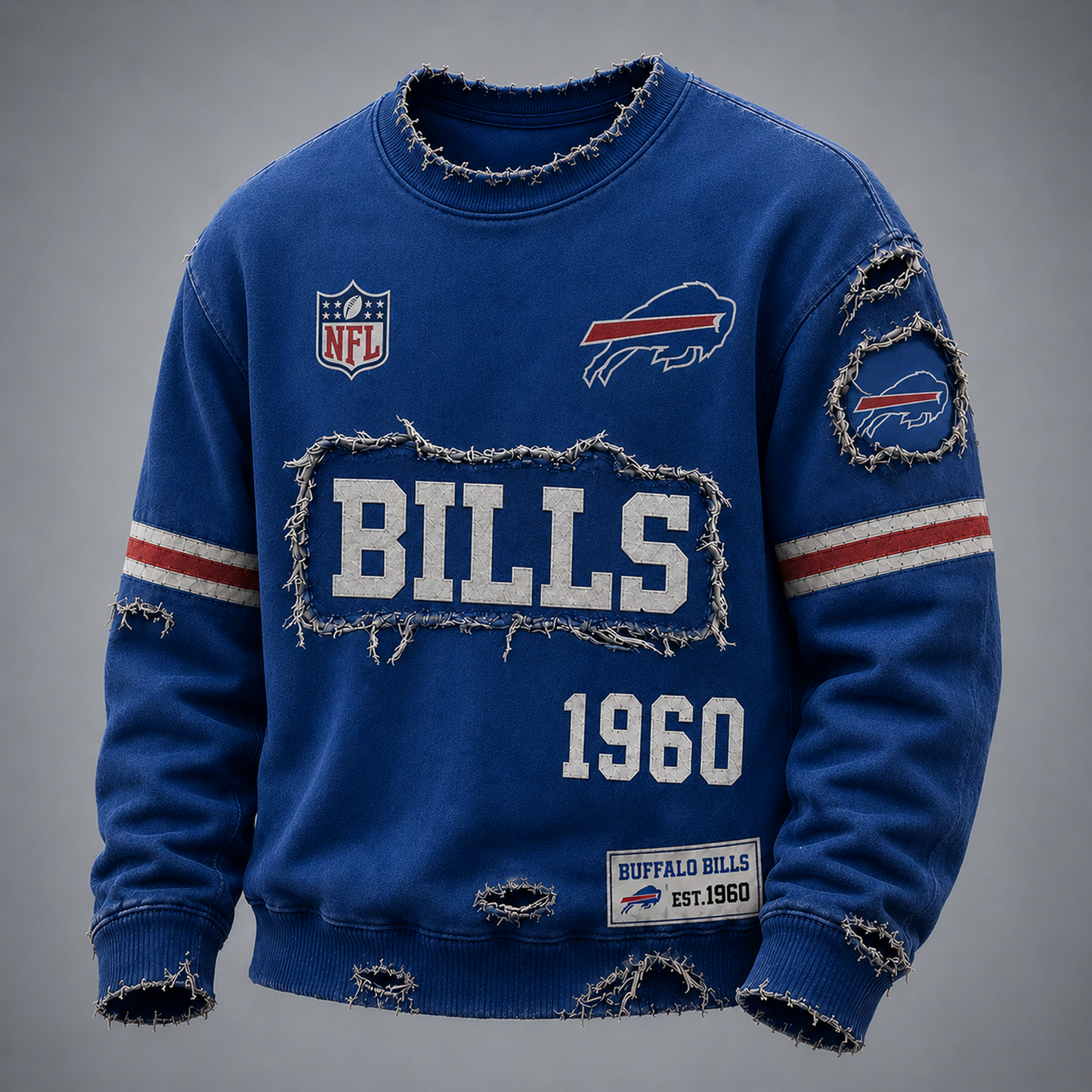 BUF x NFL LUXURY V-Neck T-Shirt 3005 DatND DVT