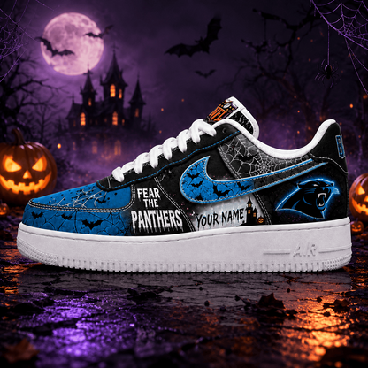 CAR x NFL Fear The Team Halloween AF1 Sneakers 1807