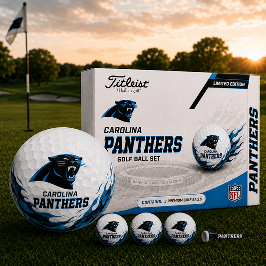 CAR x NFL Inspired Golf Ball Set  3 Premium Golf Balls