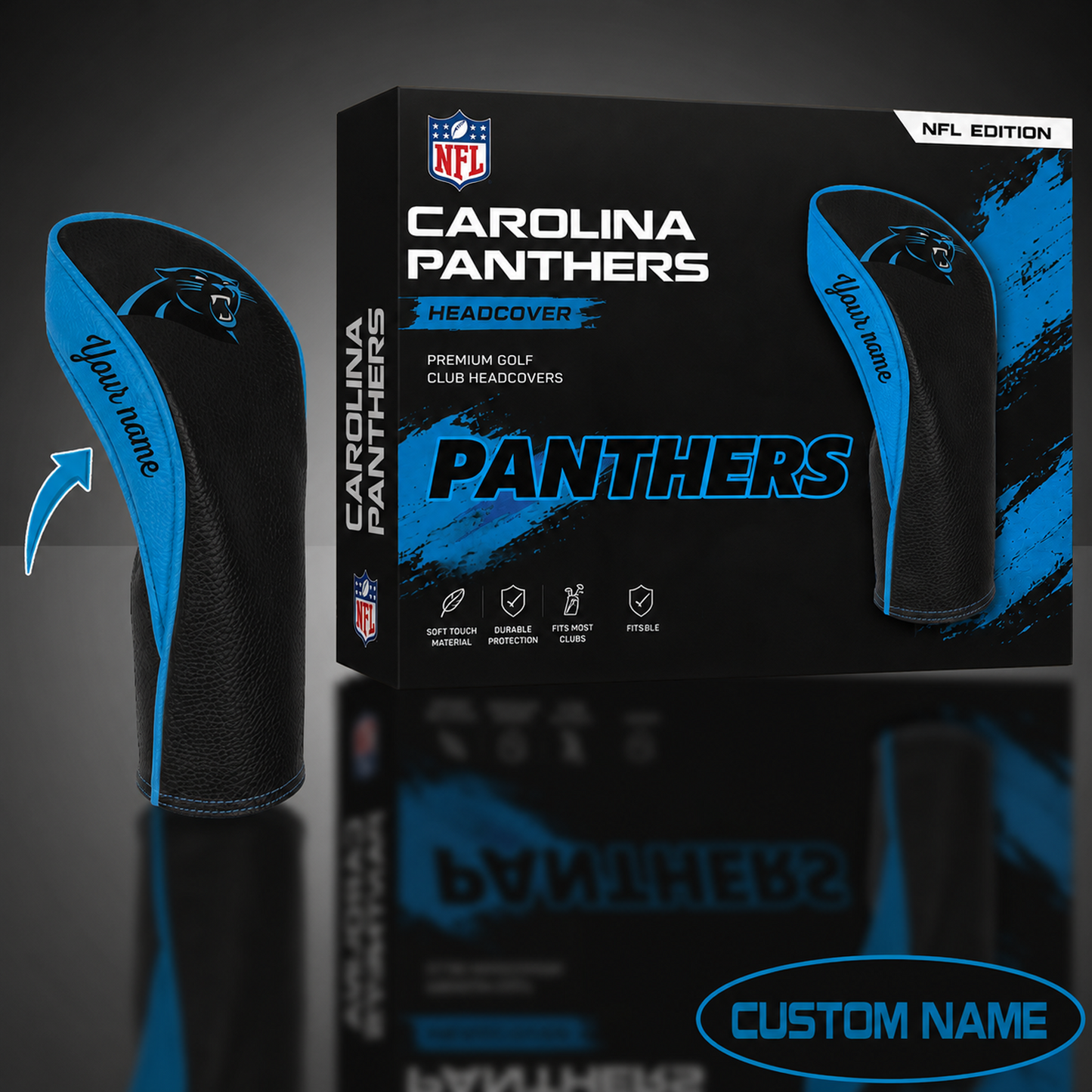 CAR x NFL WinCraft Golf Club Fairway Headcover