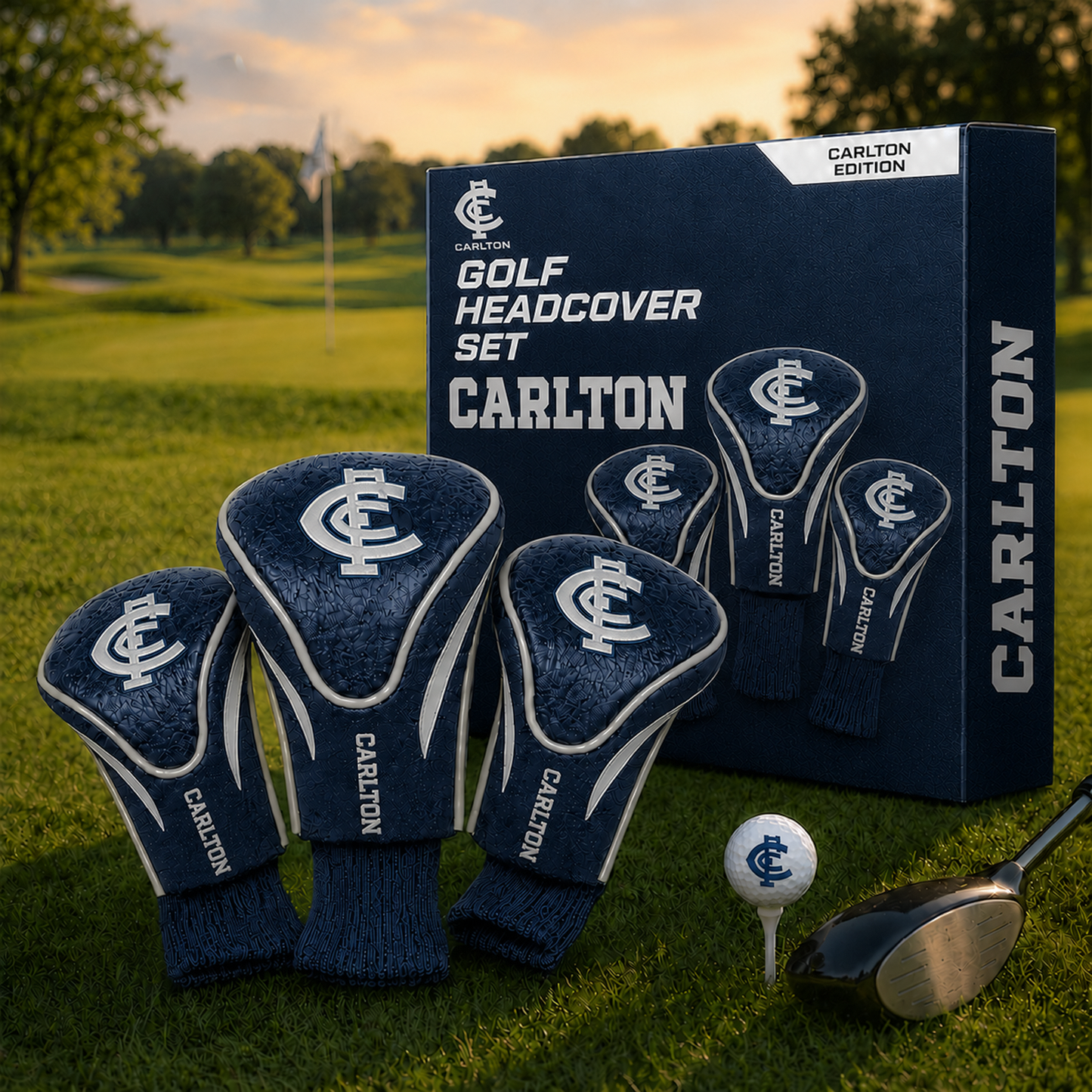 CARL Team Golf AFL 3-Pack Contour Sock Headcovers