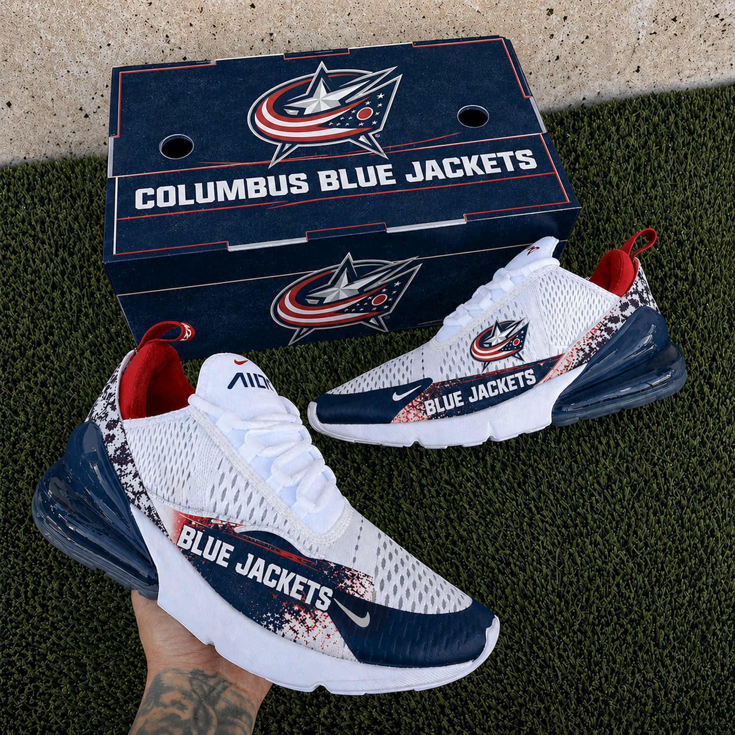 CBJ x NHL Nike Air Max 270 Shoes