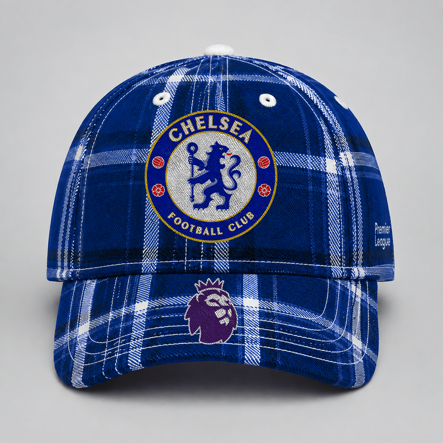 CHE x EPL Premium Varsity Plaid Cap
