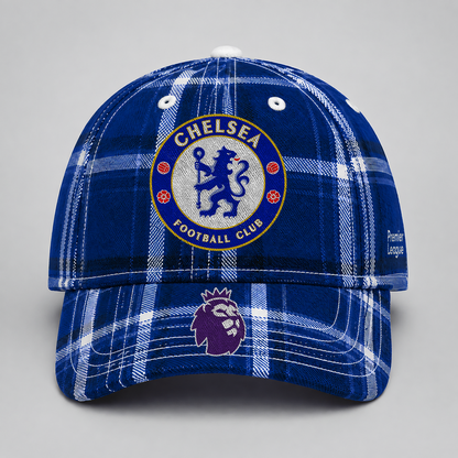 CHE x EPL Premium Varsity Plaid Cap