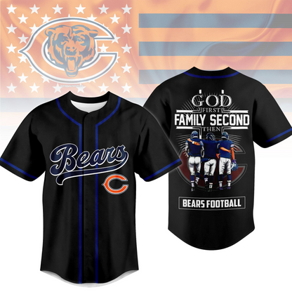 CHI x NFL God First, Family Second ƒ?? Faith & Brotherhood Football Jersey