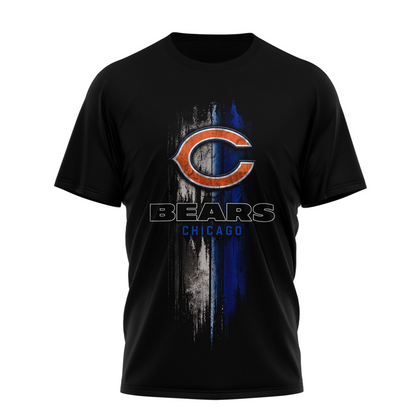 CHI x NFL Premium Police Tribute Team 3D Shirt