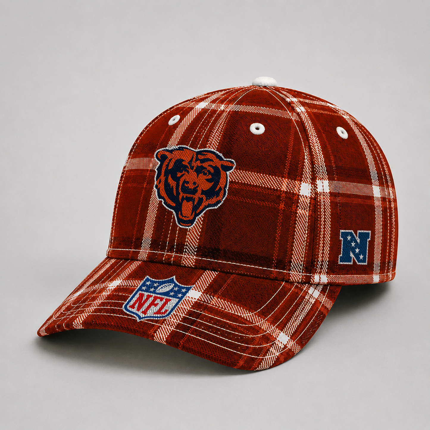 CHI x NFL Premium Varsity Plaid Cap