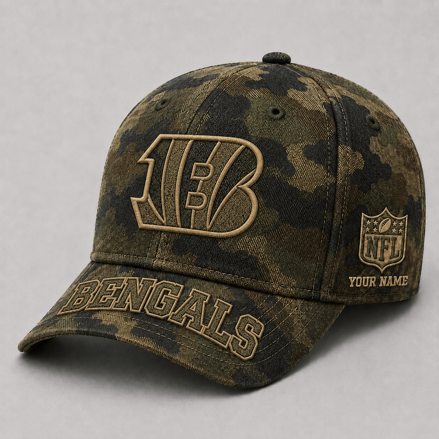 CIN x NFL Military Camo Classic Cap
