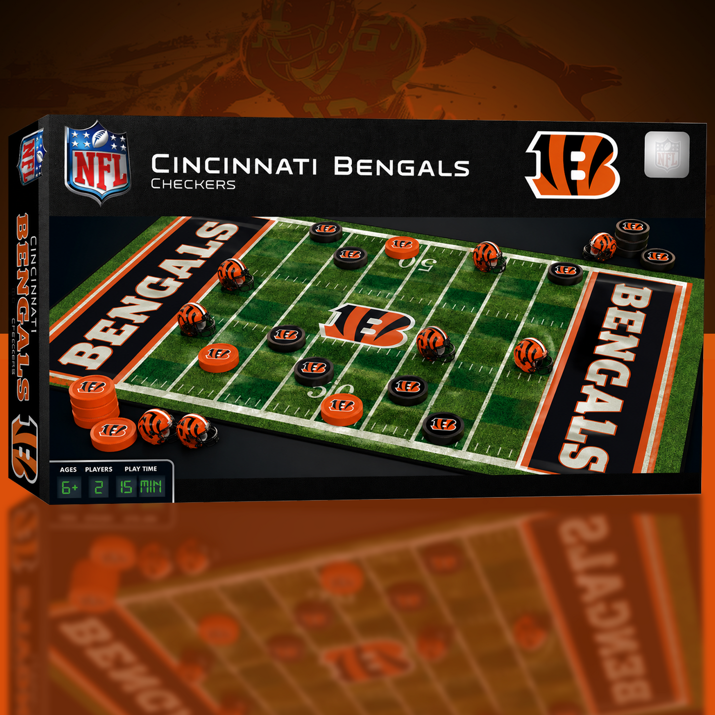 CIN x NFL Premium Checkers Game