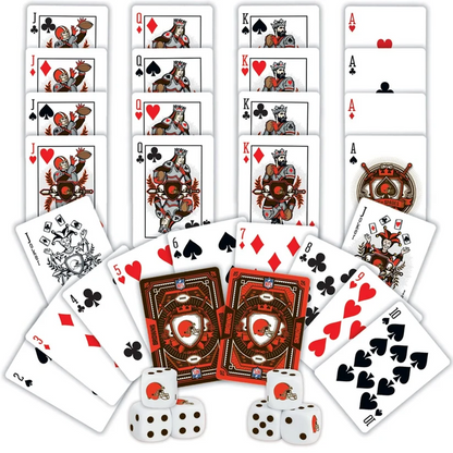 CLE x NFL 2-Pack Playing Cards & Dice Set