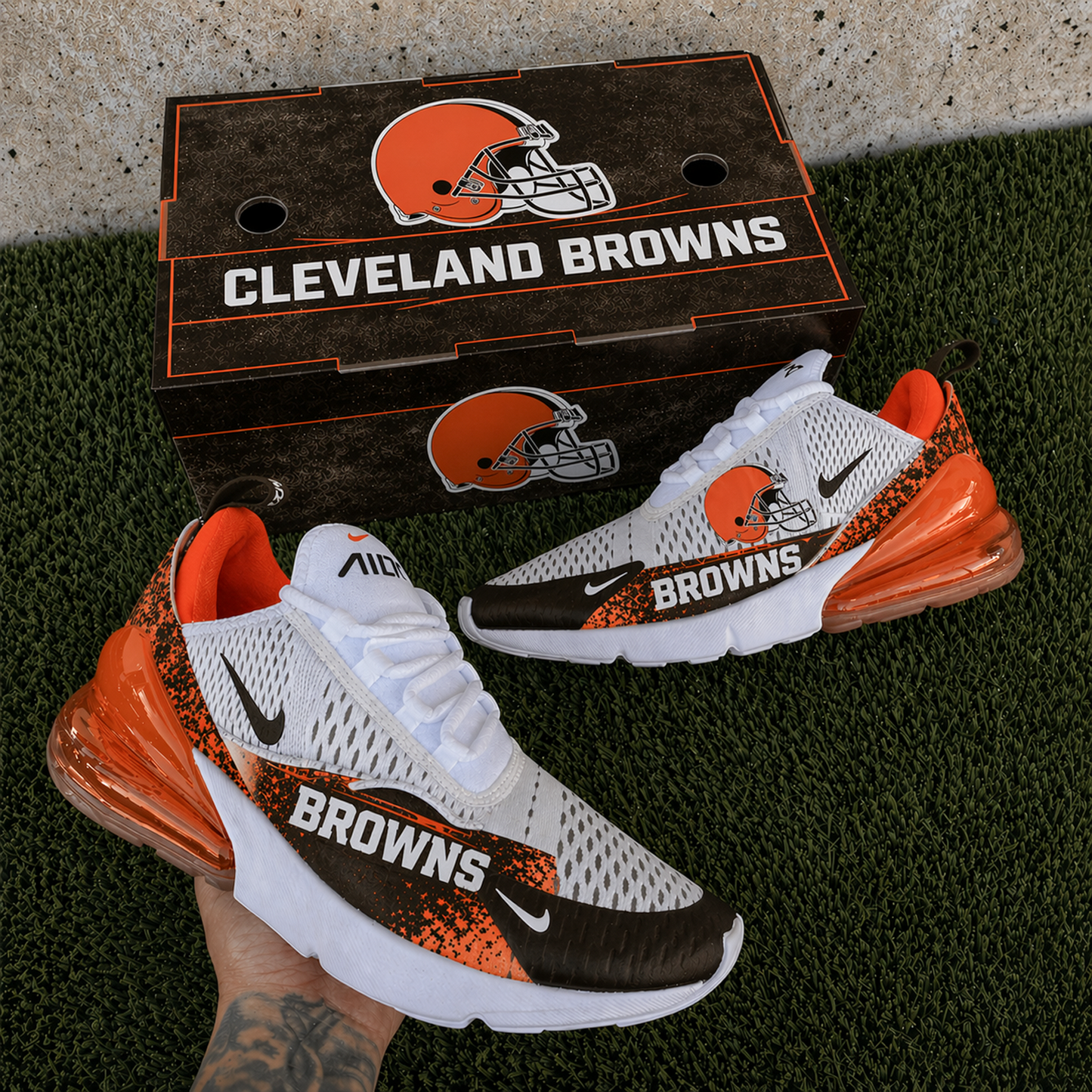 CLE x NFL Nike Air Max 270 Shoes