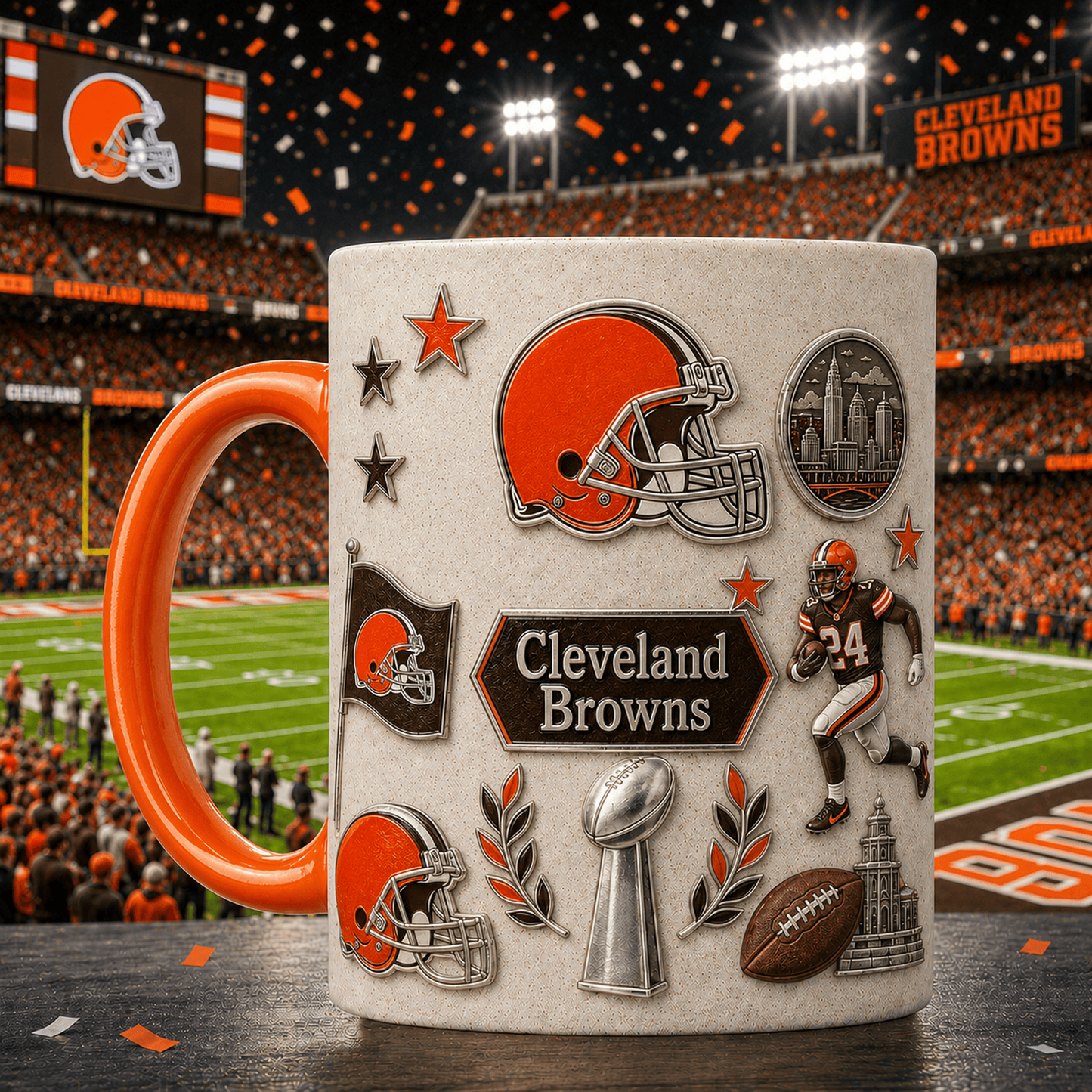 CLE x NFL Premium Fan Pride Mug