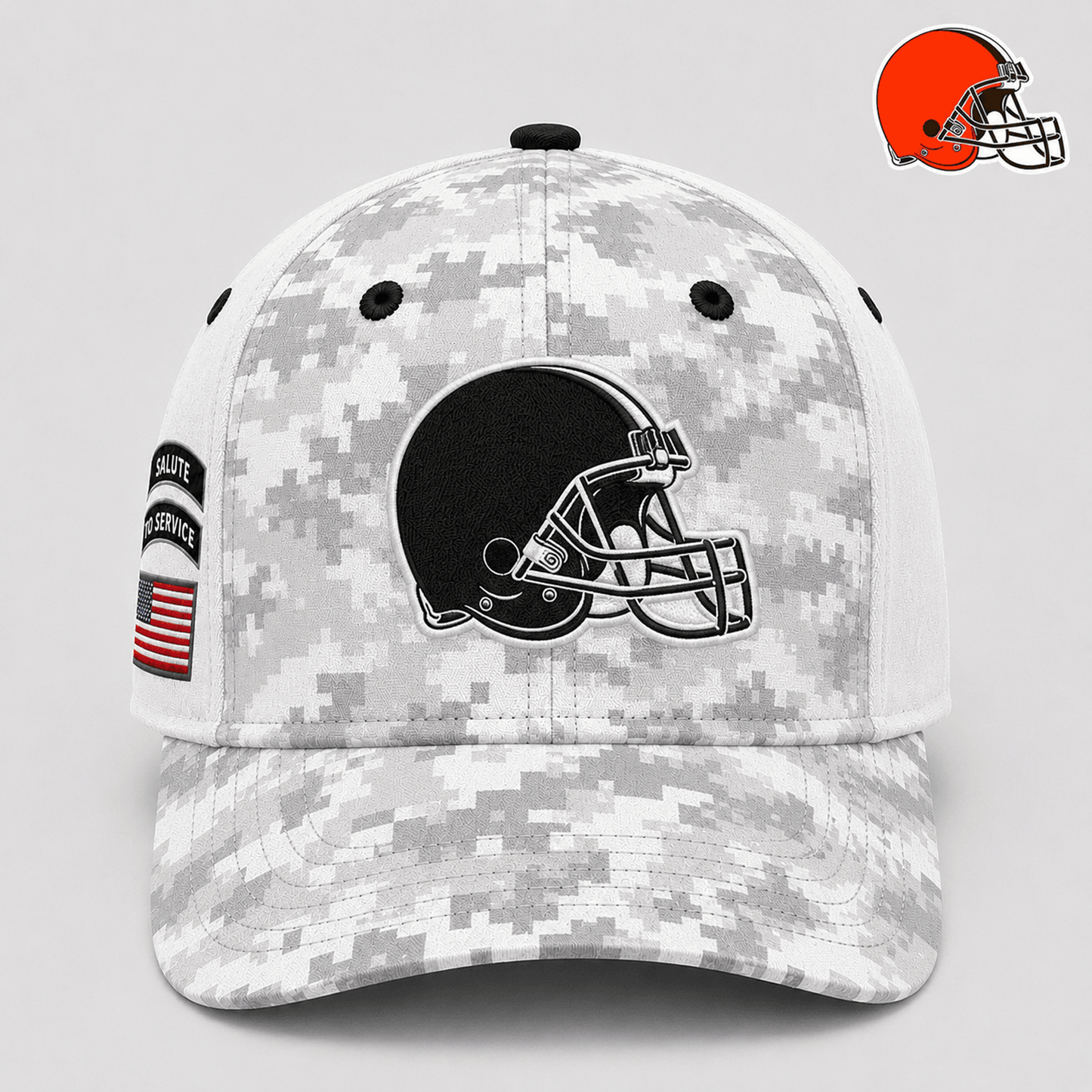 CLE x NFL Premium Salute to Service Digital Camo Cap