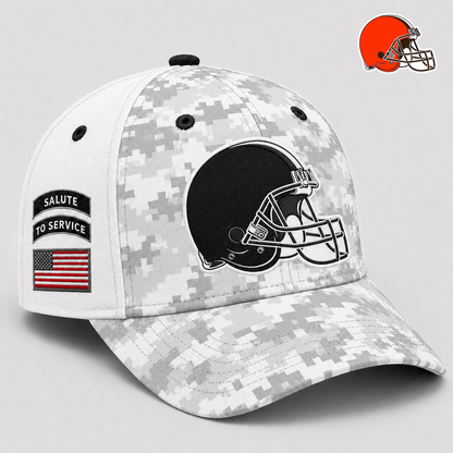 CLE x NFL Premium Salute to Service Digital Camo Cap