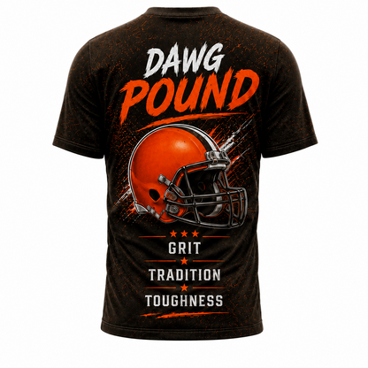 CLE x NFL Premium Skyline Pride Football T-Shirt