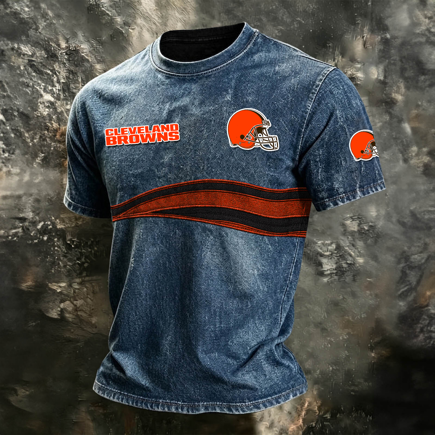 CLE x NFL Washed Cotton Retro Men's T-shirt