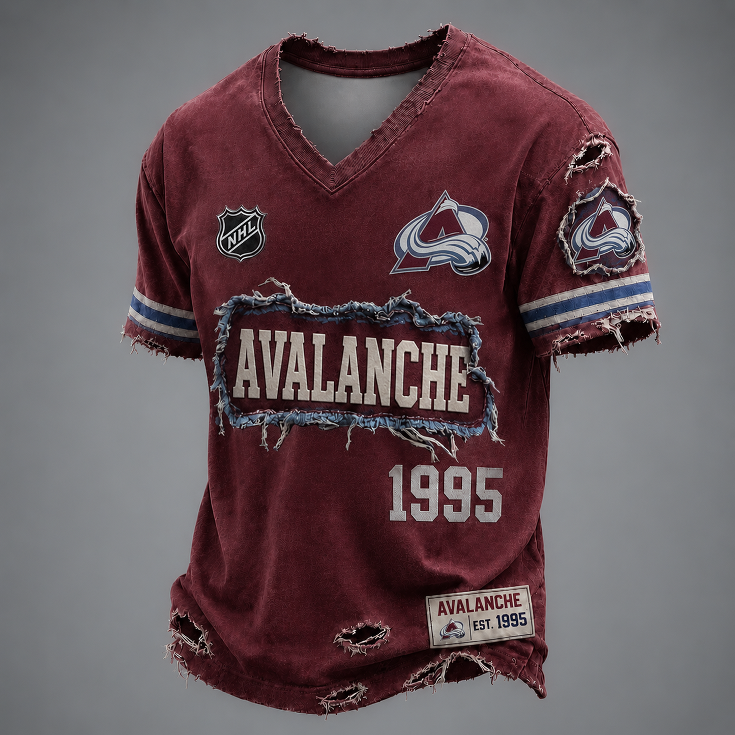 COL x NHL LUXURY V-Neck T-Shirt 2705 DatND DVT