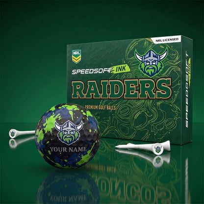 PREMIUM NRL X CR EXCLUSIVE PERSONALIZED GOLF BALL SET LIMITED EDTION