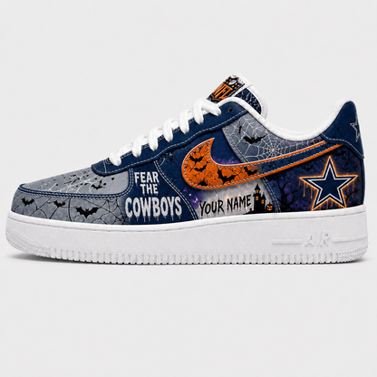 DAL x NFL Fear The Team Halloween AF1 Sneakers 1807