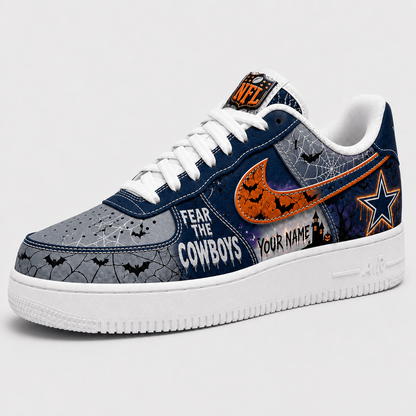 DAL x NFL Fear The Team Halloween AF1 Sneakers 1807
