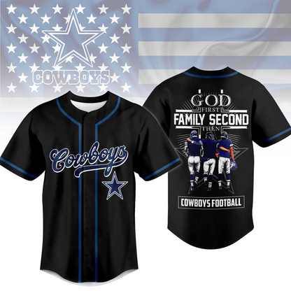 DAL x NFL God First, Family Second ƒ?? Faith & Brotherhood Football Jersey
