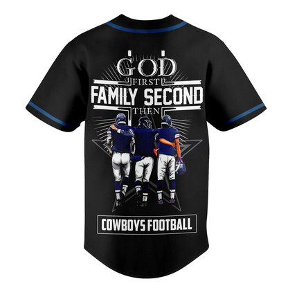 DAL x NFL God First, Family Second ƒ?? Faith & Brotherhood Football Jersey