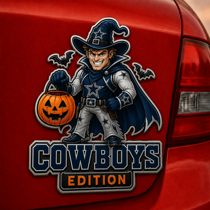 DAL x NFL Halloween Edition Car Namge Badge