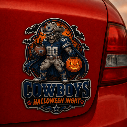 DAL x NFL Halloween Edition Car Namge Badge