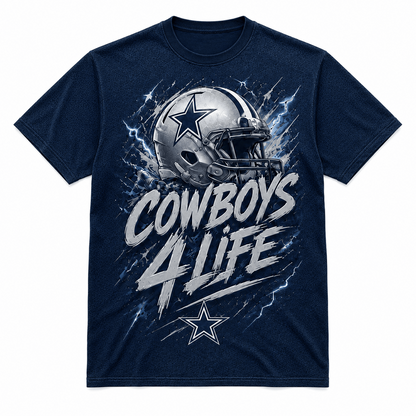DAL x NFL Premium Fan For Life 3D Shirt