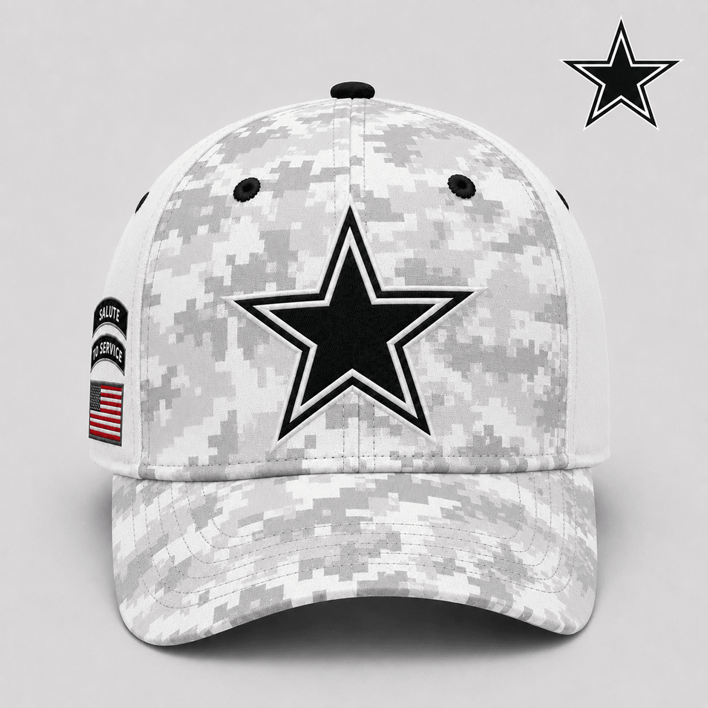DAL x NFL Premium Salute to Service Digital Camo Cap