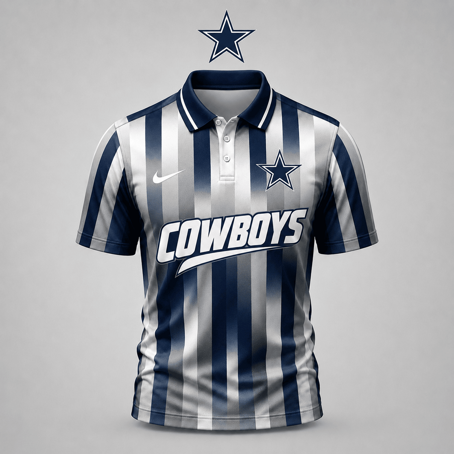 DAL x NFL Premium Team Polo Shirt For Men Football
