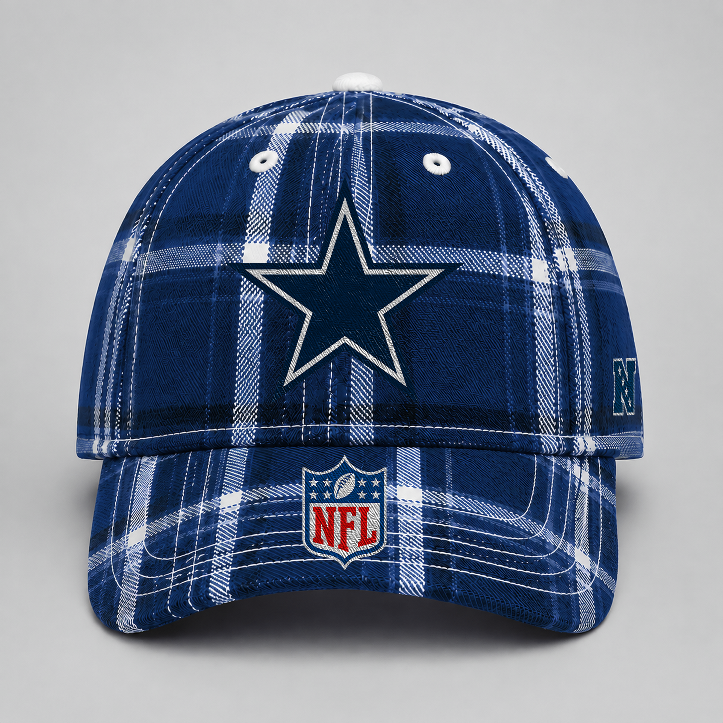 DAL x NFL Premium Varsity Plaid Cap