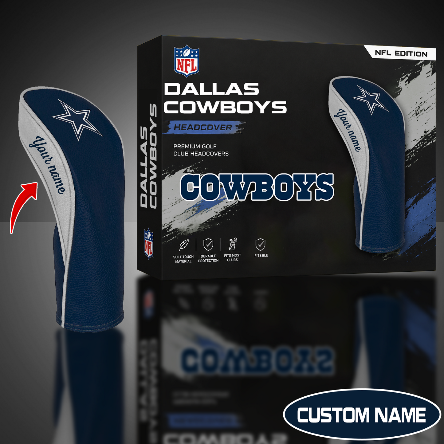 DAL x NFL WinCraft Golf Club Fairway Headcover