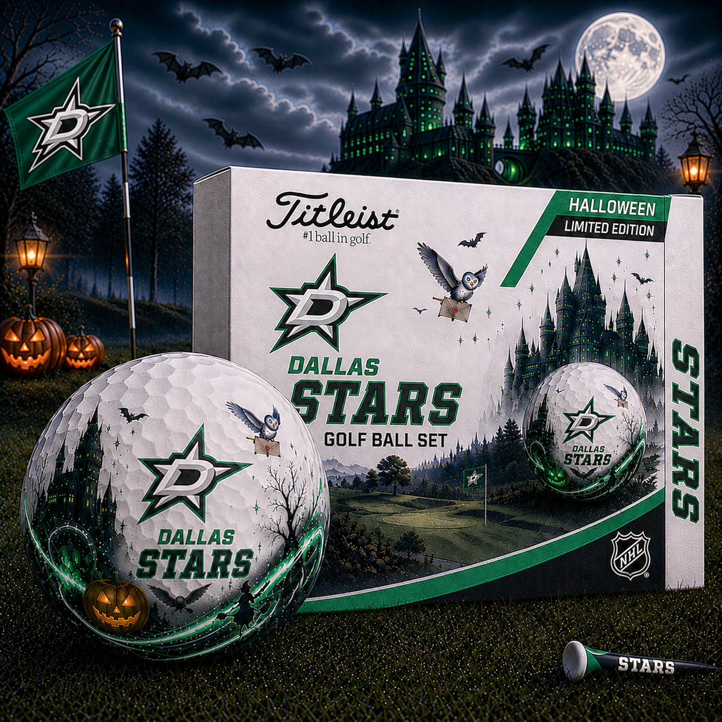 DAL x NHL Halloween Edition Golf Ball Set Premium Golf Balls