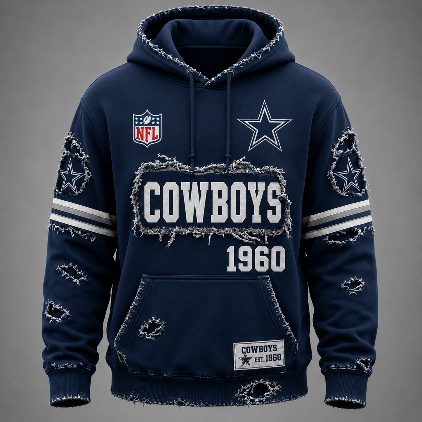 DAL x NFL LUXURY V-Neck T-Shirt 3005 DatND DVT
